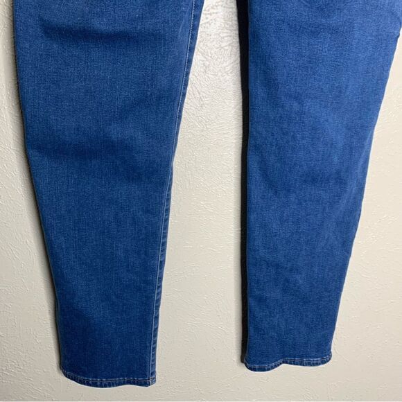 Soft Surroundings Supremely‎ Soft Relaxed Straight Leg Jeans blue - Picture 8 of 13